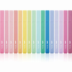 Aesthetic Highlighters, 16 Pack, Assorted Colors, No-Bleed Ink, Chisel Tip, Cute Bible-Safe Study Supplies