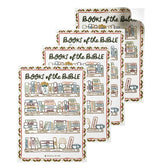 Mr. Pen Bible Reading Tracker Stickers (4-Pack) - 5x7 Matte Finish, Visual Milestone for Bible Journaling, Hand-Designed