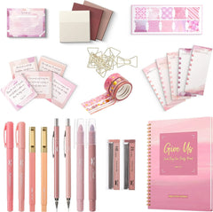 Bible Journaling Kit with No-Bleed Highlighters and Pens, Bible Tabs, and Study Supplies for Women - Perfect Gift Set