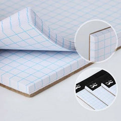 Graph Paper Pad 11x8.5, 5x5 Grid, 3-Hole Punched, 55 Sheets