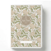Custom Peony Meadow Notetaking Bible with Personalized Name Plate