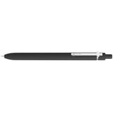 Customizable Retractable Cross Clip Pens - Fine Point 0.5mm Black Ink, Black Barrel