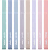 Customizable Aesthetic Highlighters with Chisel Tip in Assorted Colors