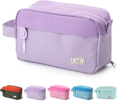 Large Capacity Pencil Case with 5 Color Options - Pencil Pouch, Pen Bag, School & College Supplies