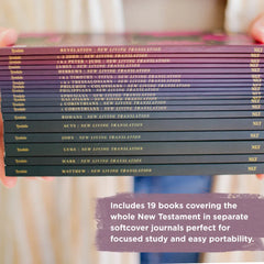 Mr. Pen Selah New Testament Journal Set - 19 Books, NLT Translation, Softcover with Note-Taking Space, Compatible with Filament App