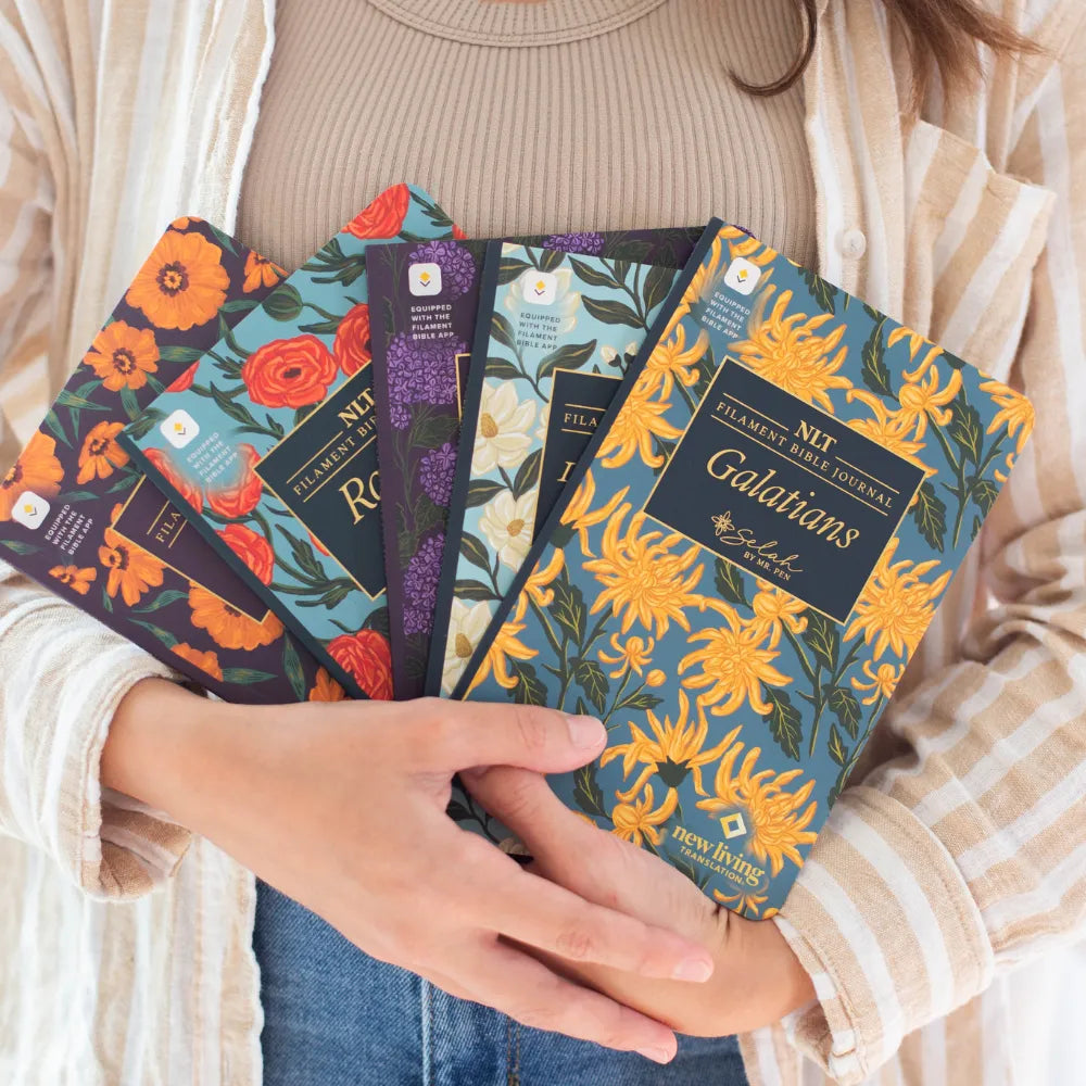 Mr. Pen Selah New Testament Journal Set - 19 Books, NLT Translation, Softcover with Note-Taking Space, Compatible with Filament App