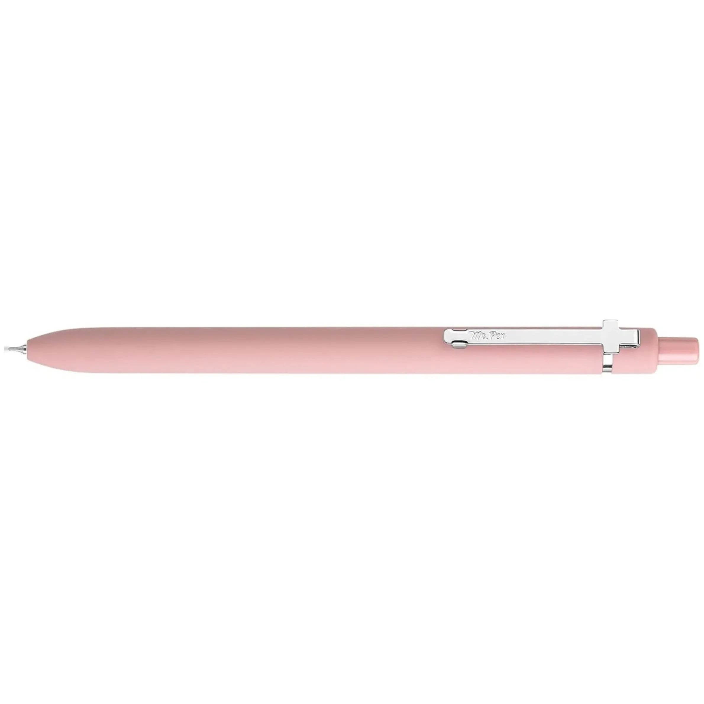 Customizable Retractable Cross Clip Pens - Fine Point 0.5mm Black Ink, Black Barrel