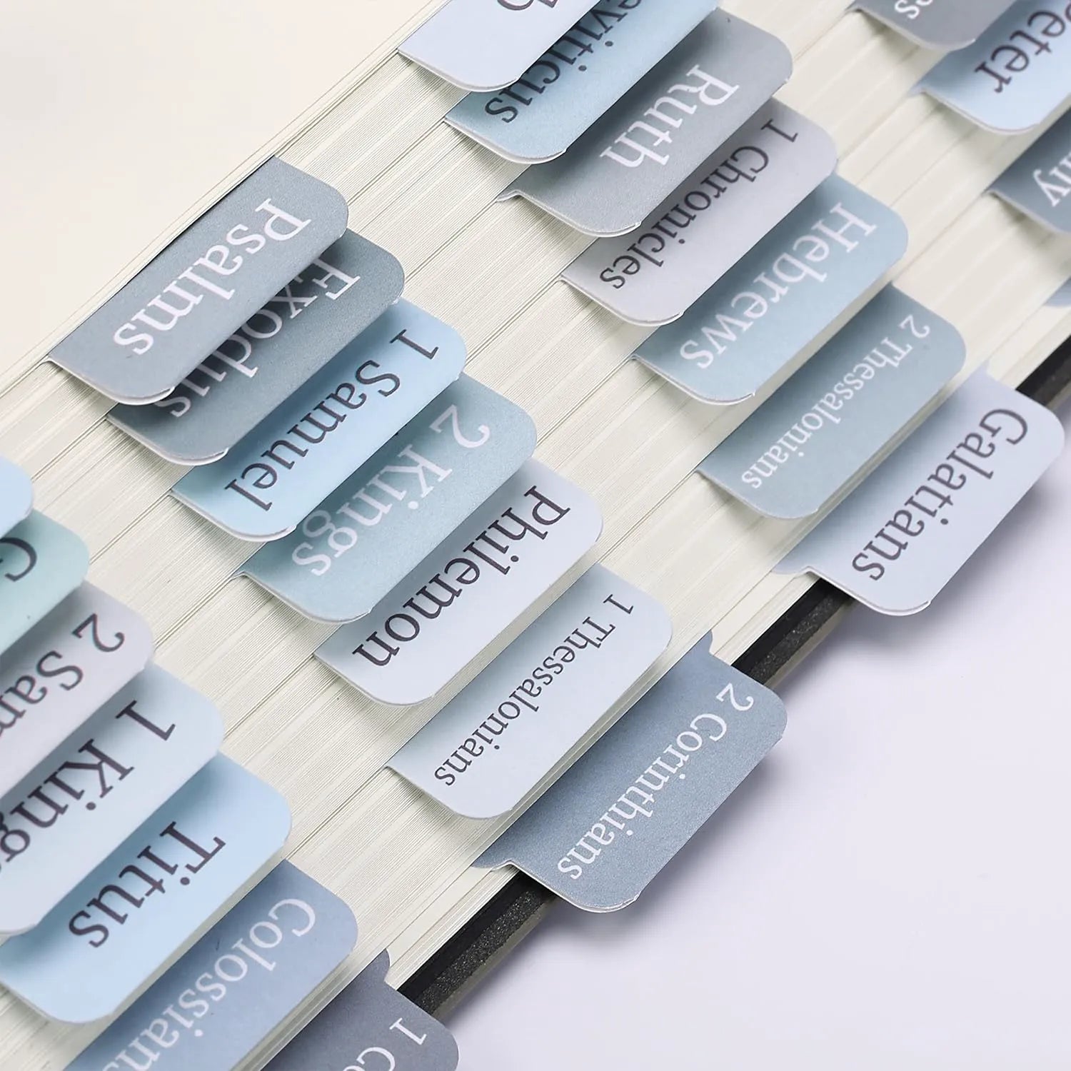 Mr. Pen Bible Tabs - 75 Laminated Index Tabs for Women and Men, Study Bible Book Tabs, Durable Bible Labels