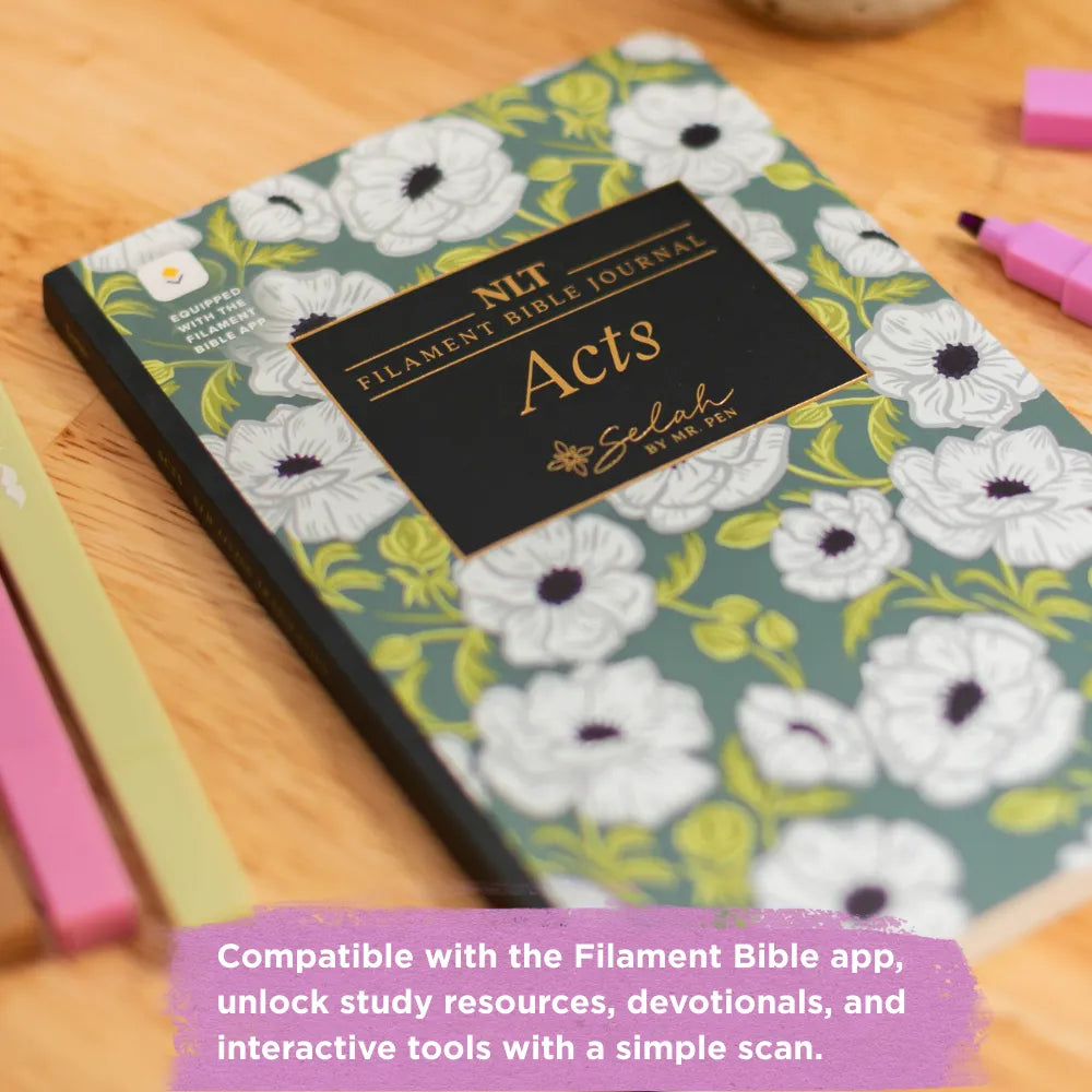 Mr. Pen Selah New Testament Journal Set - 19 Books, NLT Translation, Softcover with Note-Taking Space, Compatible with Filament App