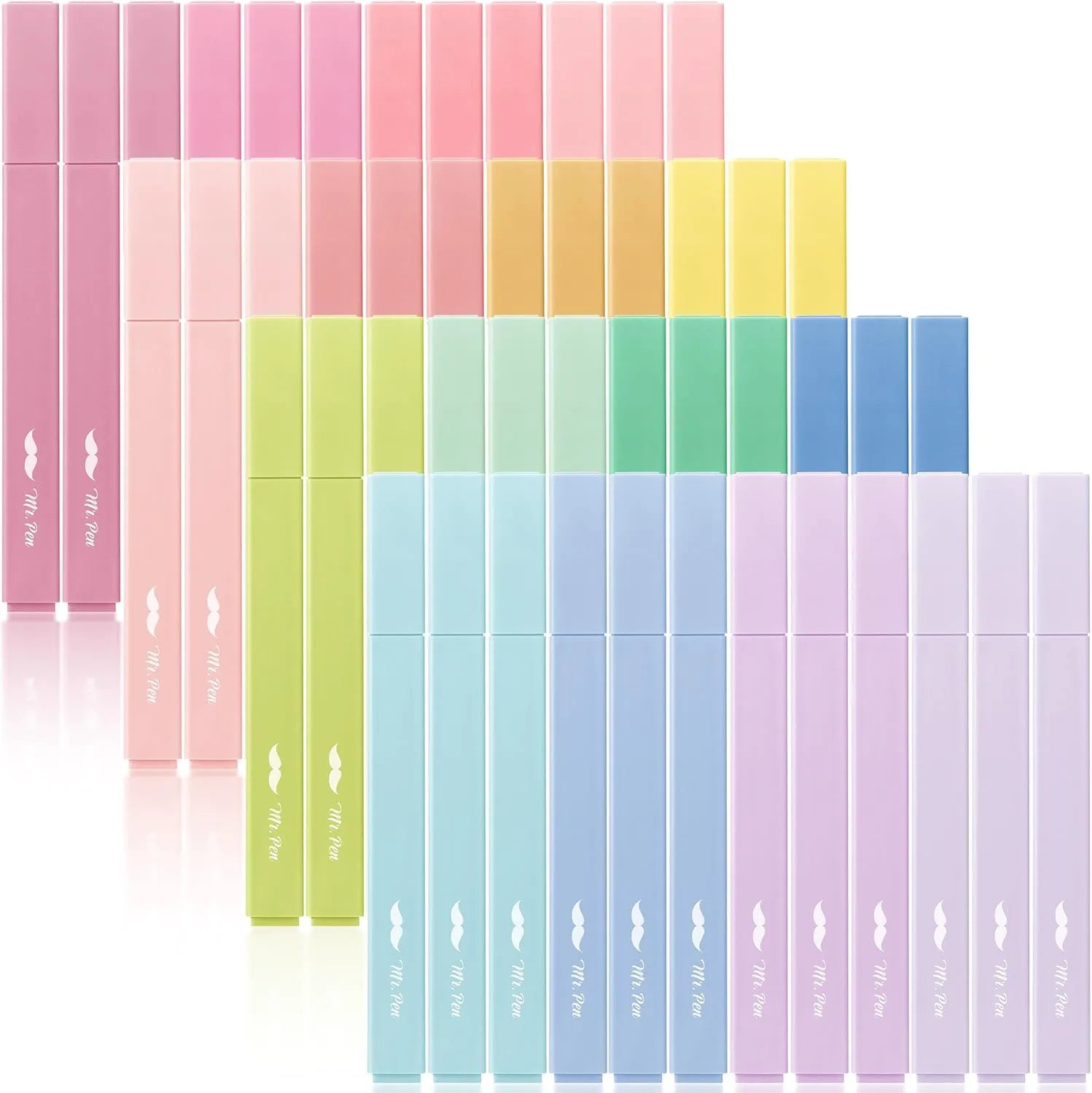 Mr. Pen Aesthetic Highlighter Retail Display, Fully Stocked