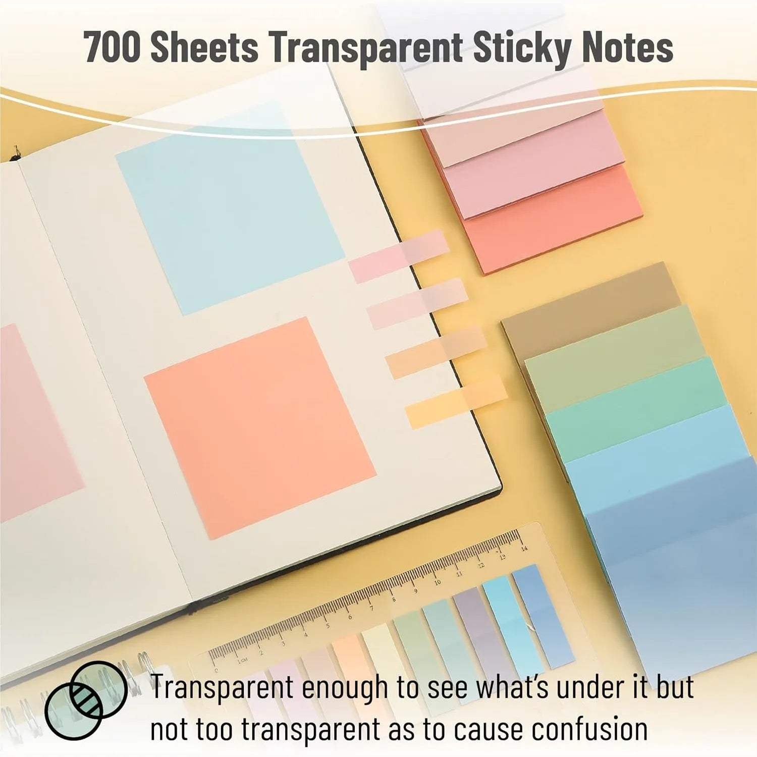 Aesthetic Book Annotation Kit - 38 Pieces with Highlighters, Gel Pens, and Sticky Notes