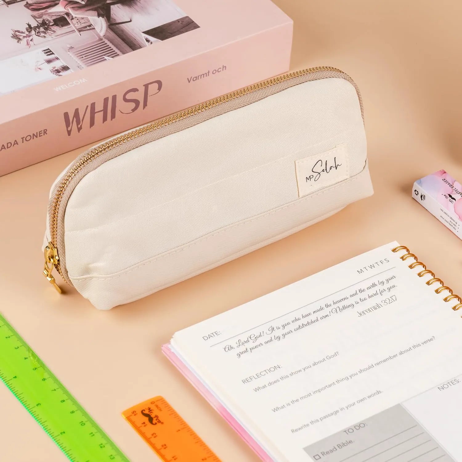 Mr. Pen Pencil Case - Rose Pink, Selah Theme Pencil Pouch