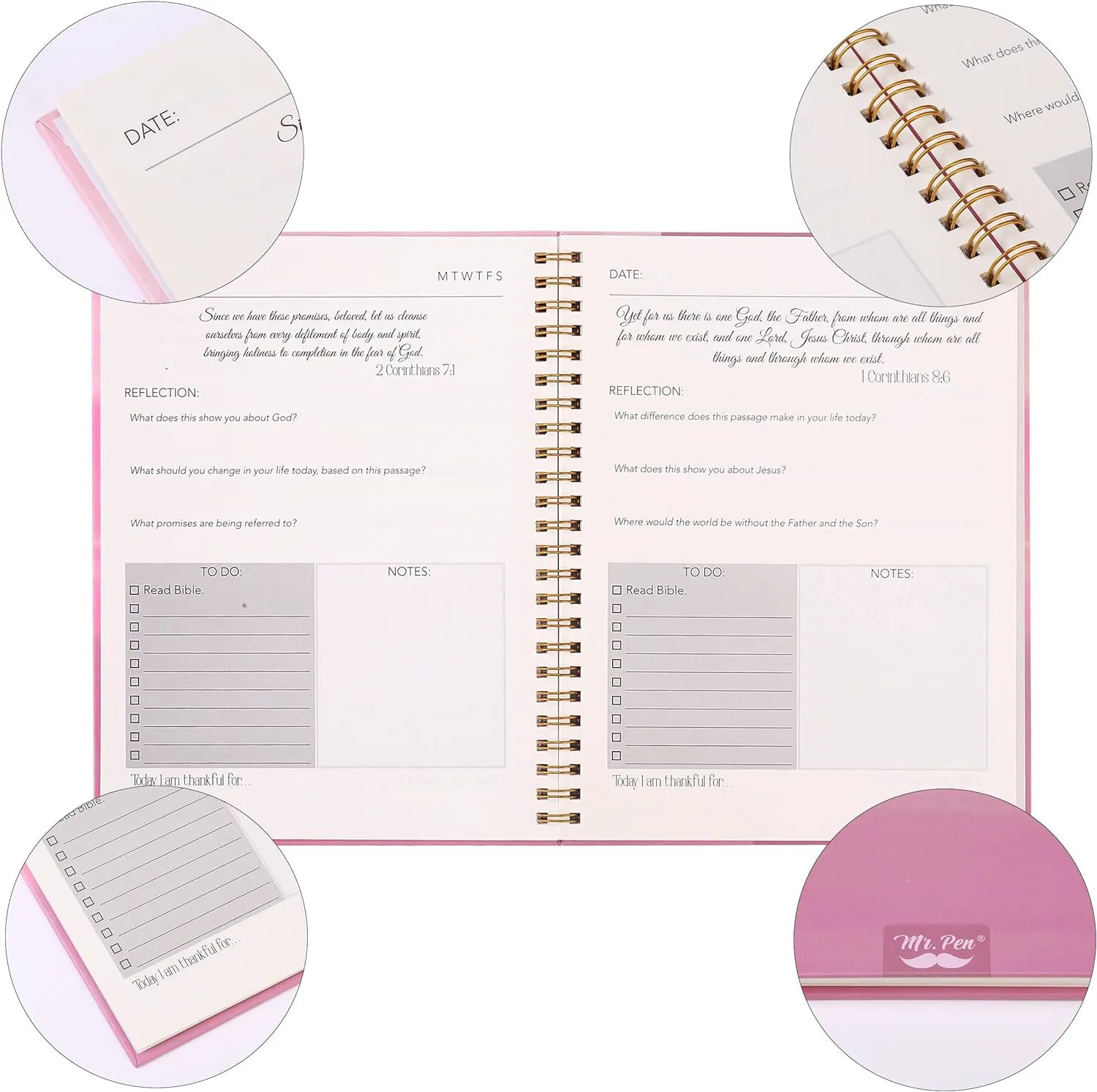 Bible Journaling Kit with No-Bleed Highlighters and Pens, Bible Tabs, and Study Supplies for Women - Perfect Gift Set