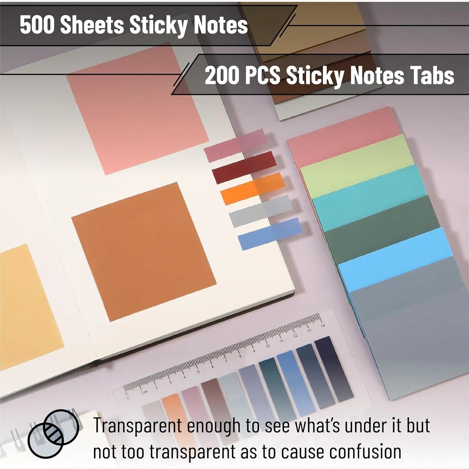Aesthetic Book Annotation Kit - 38 Pieces with Highlighters, Gel Pens, and Sticky Notes