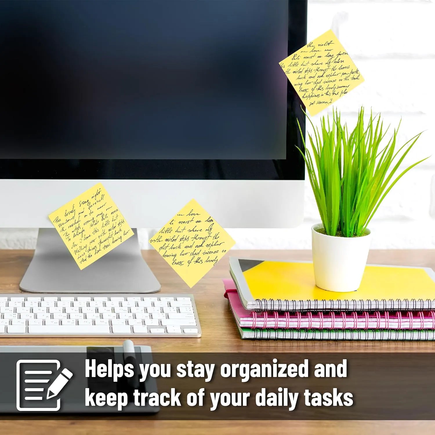 Bulk Yellow Sticky Notes 3x3, 48 Pads, 2880 Notes