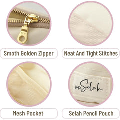 Mr. Pen Pencil Case - Rose Pink Pencil Pouch