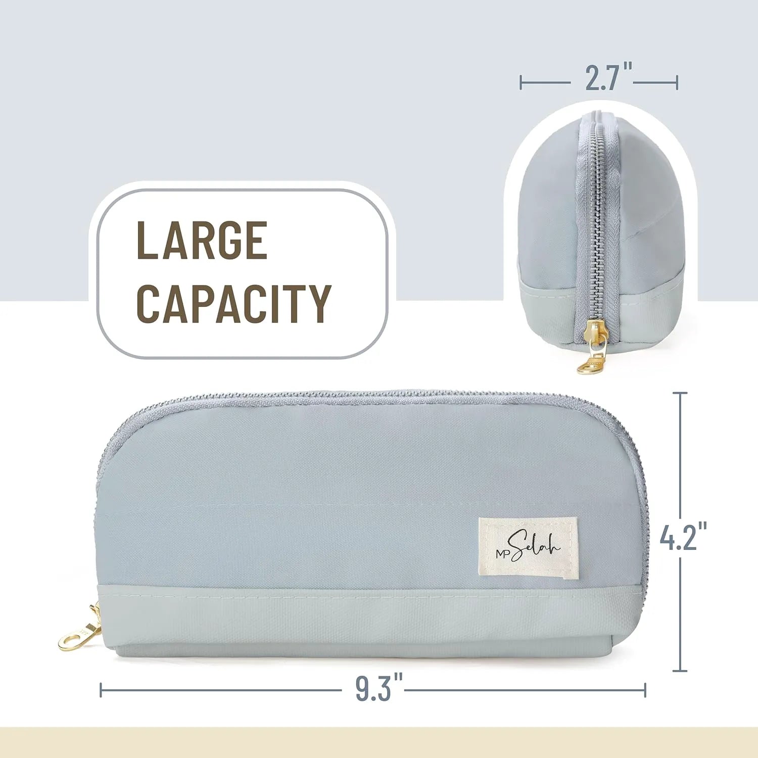Mr. Pen Pencil Case - Light Blue Pencil Pouch, Pen Bag, Selah Pen Pouch