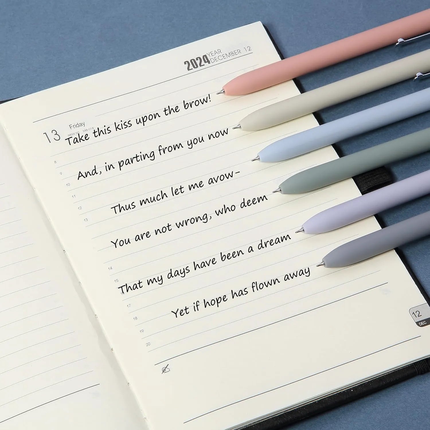 Cross Clip Bible Journaling Pens (6-Pack)