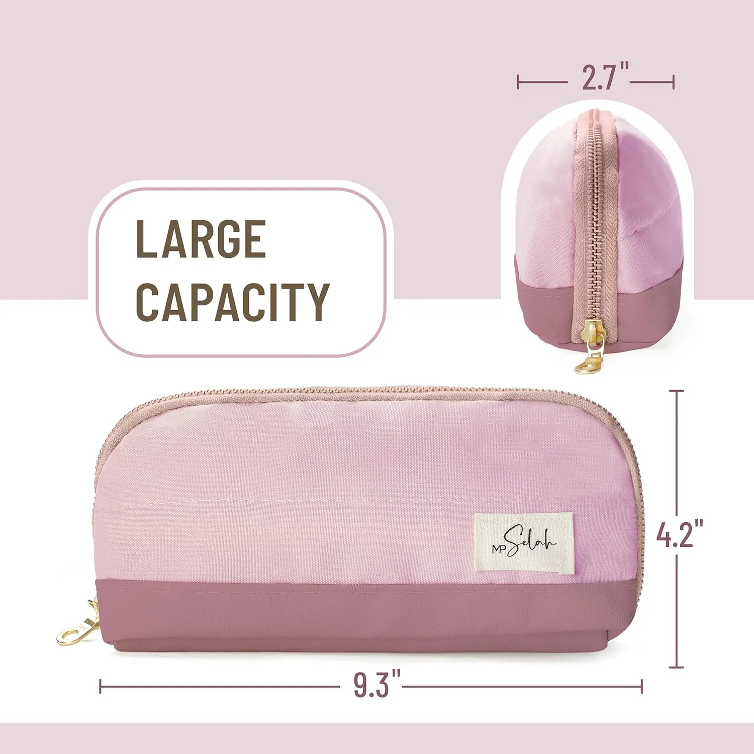 Mr. Pen Pencil Case - Rose Pink Pencil Pouch