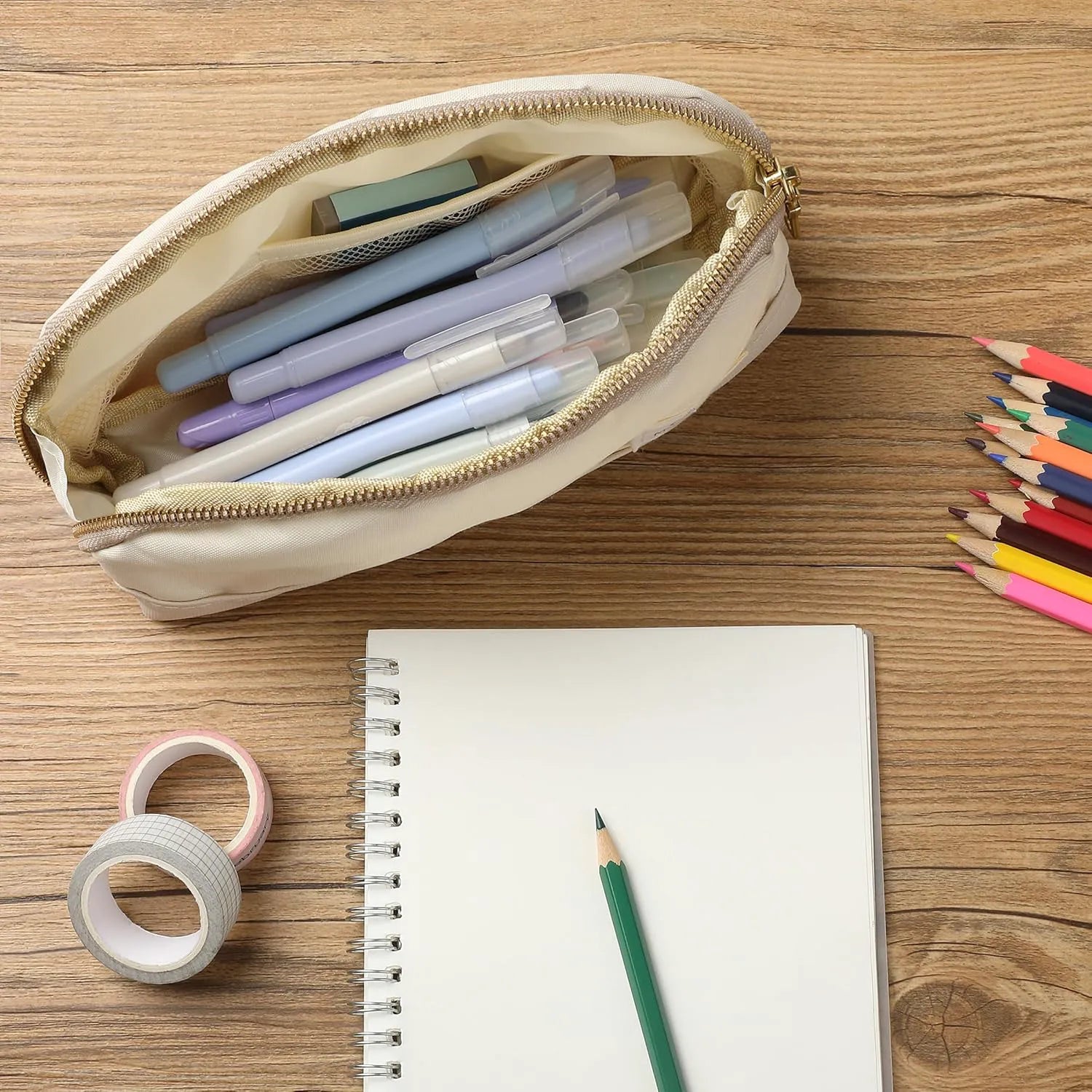 Mr. Pen Pencil Case - Rose Pink Pencil Pouch