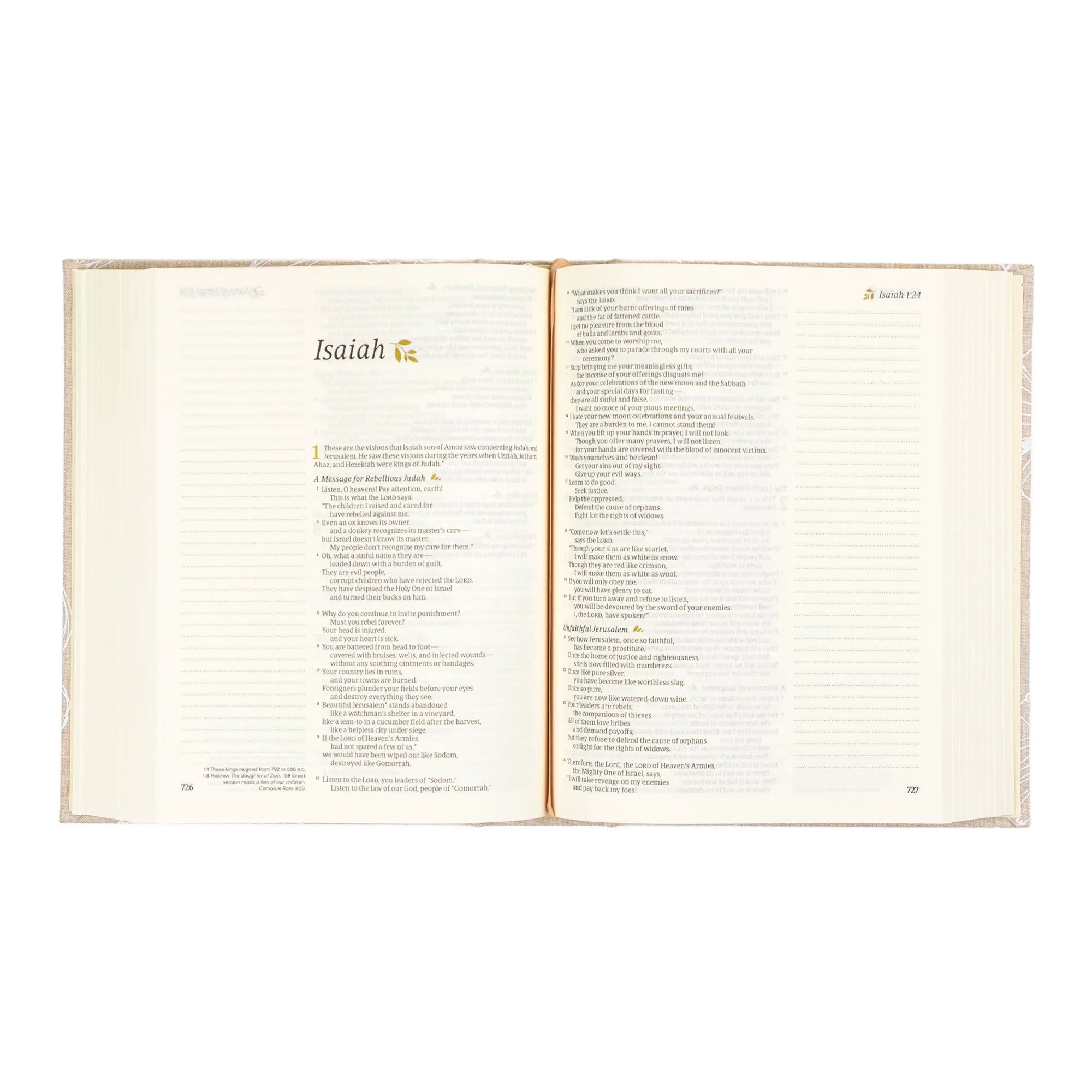 NLT Hosanna Revival Notetaking Bible (Cordova Theme)