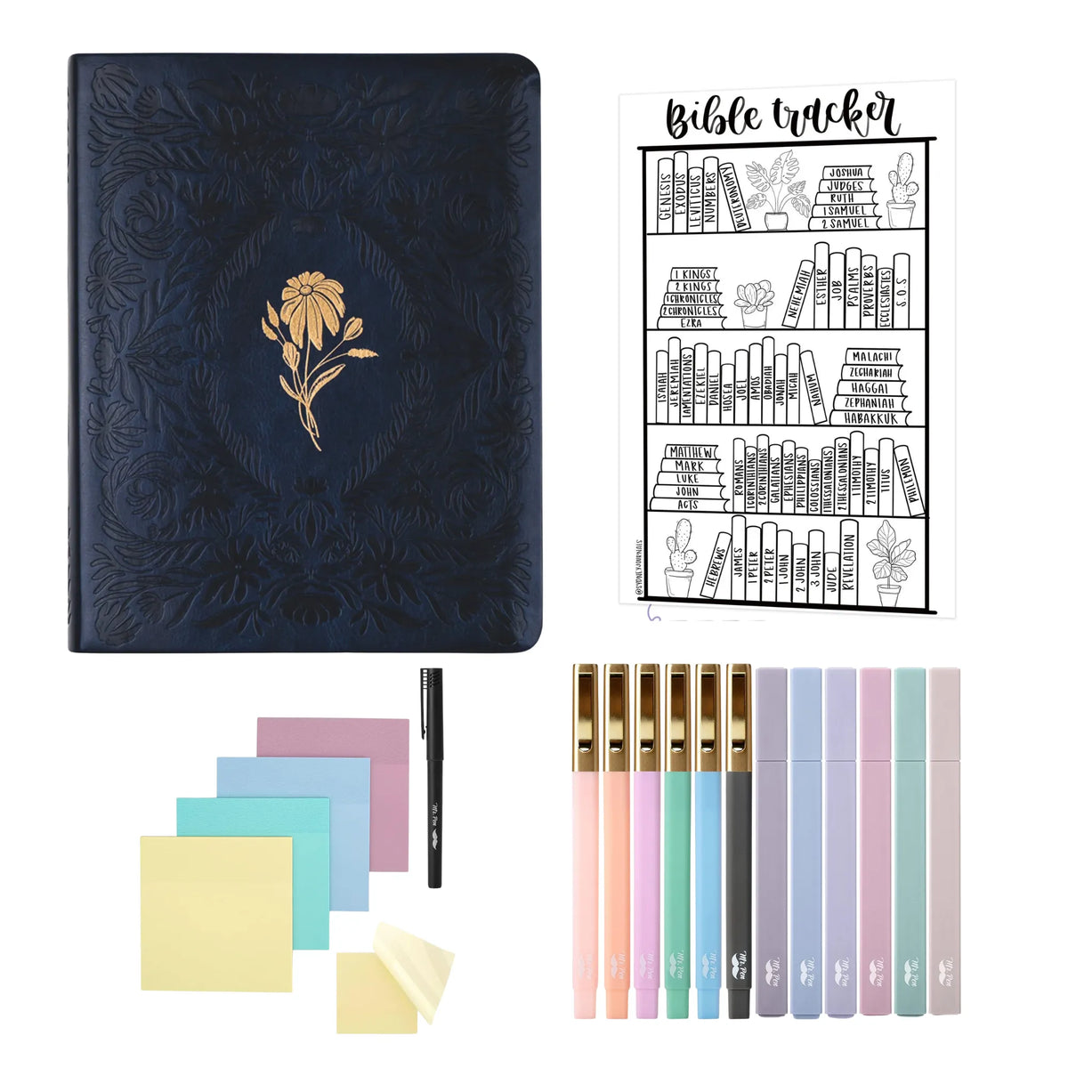 NLT Hosanna Revival Note-Taking Bible Kit: Versailles, Marlo, Shiloh & Cordova Themes