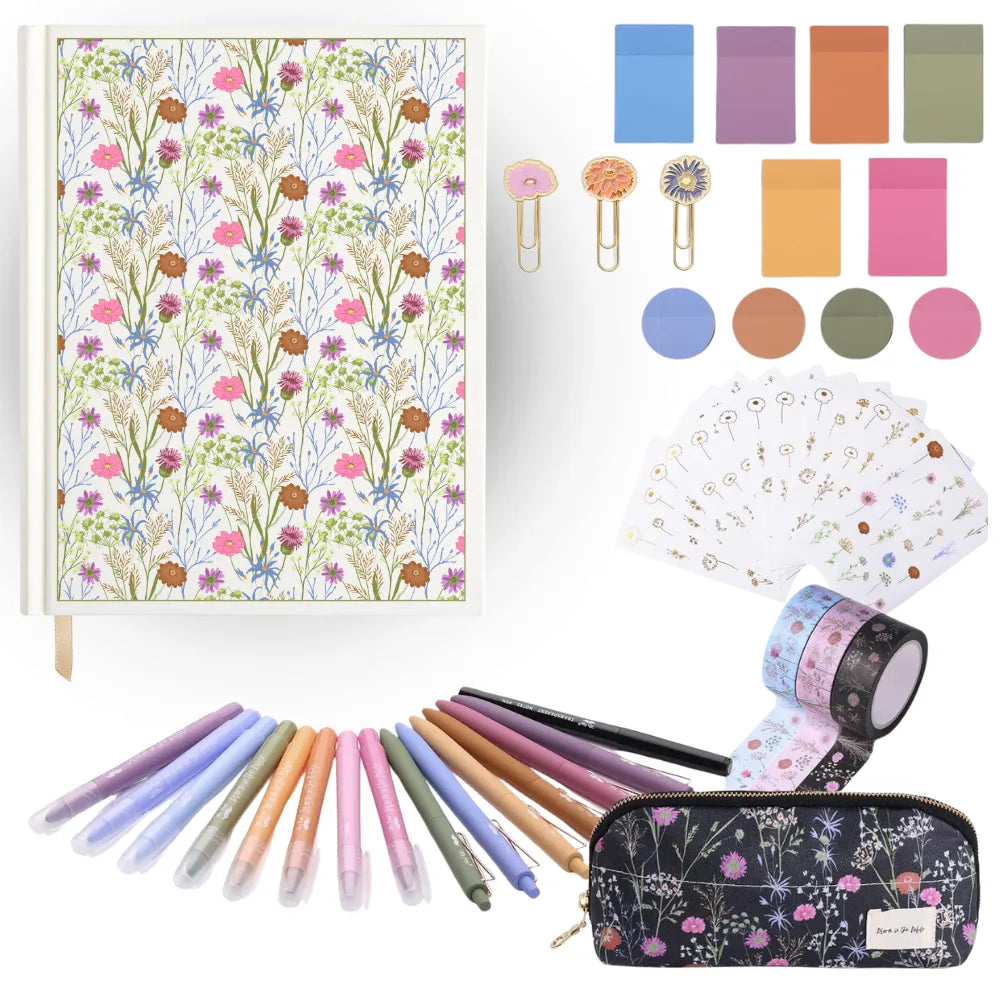 Mr. Pen Bloom in the Bible Journaling Kit – Complete Gift Set with Highlighters, Pens, Stickers, Tabs & More