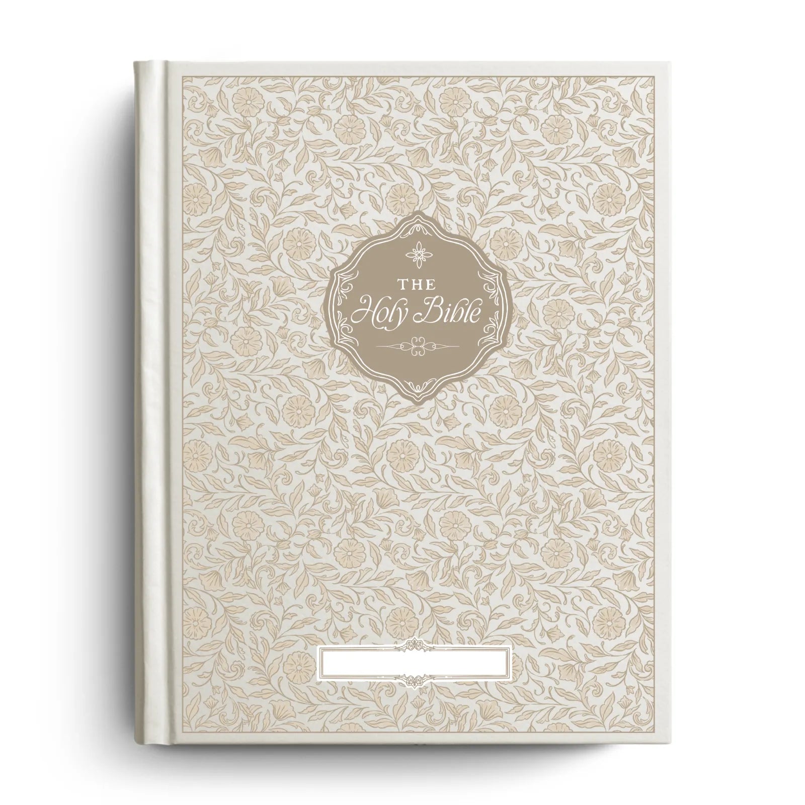 Selah Floral Notetaking Bible with Personalized Name Plate