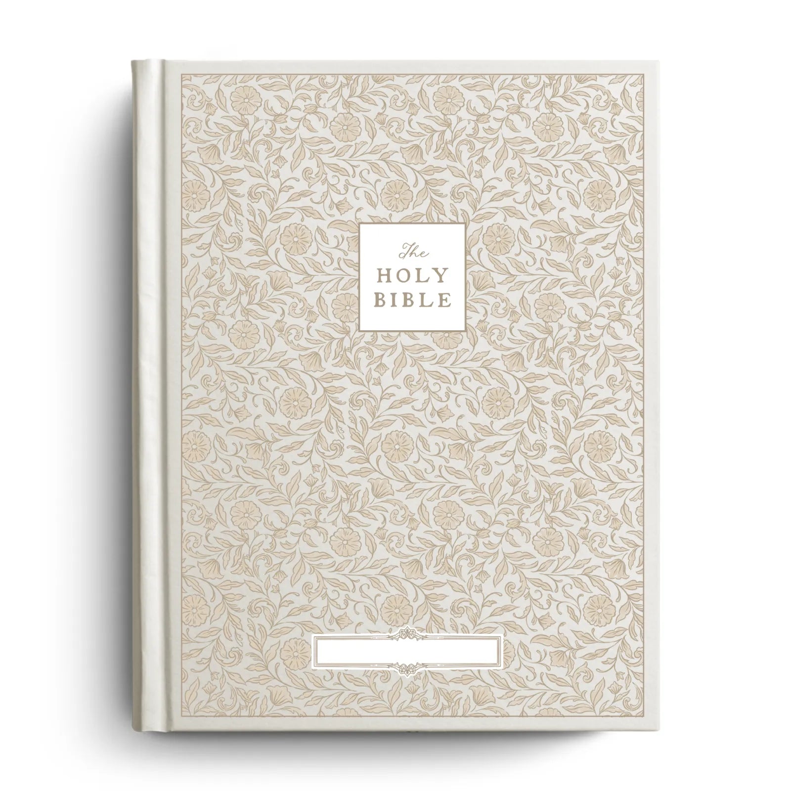 Selah Floral Notetaking Bible with Personalized Name Plate