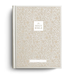 Selah Floral Notetaking Bible with Personalized Name Plate