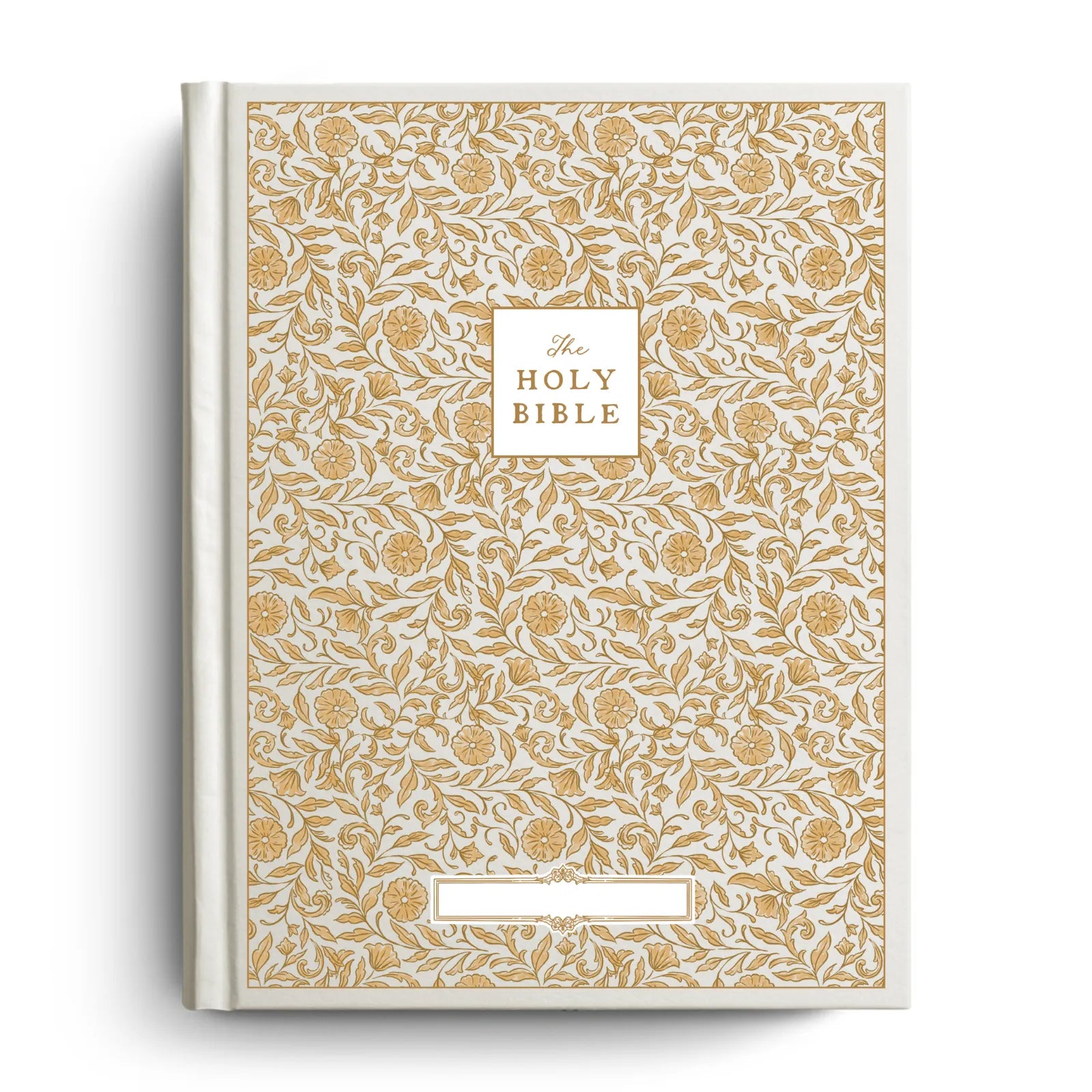 Selah Floral Notetaking Bible with Personalized Name Plate