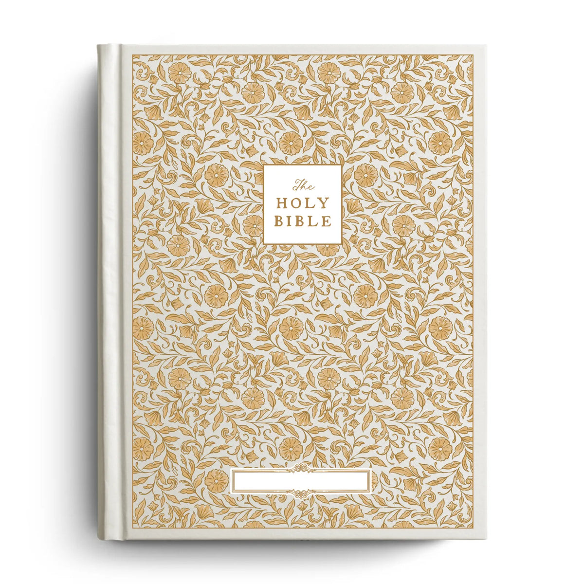Selah Floral Notetaking Bible with Personalized Name Plate