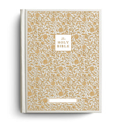 Selah Floral Notetaking Bible with Personalized Name Plate