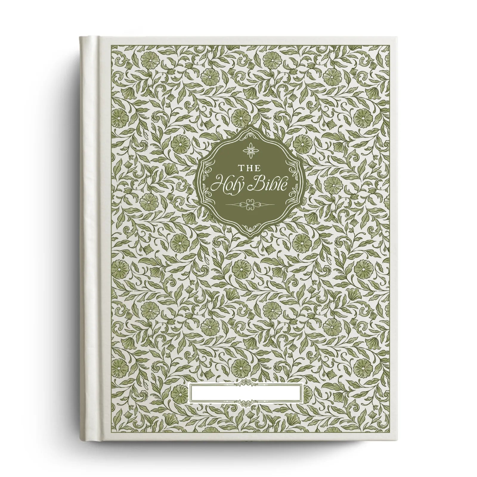 Selah Floral Notetaking Bible with Personalized Name Plate