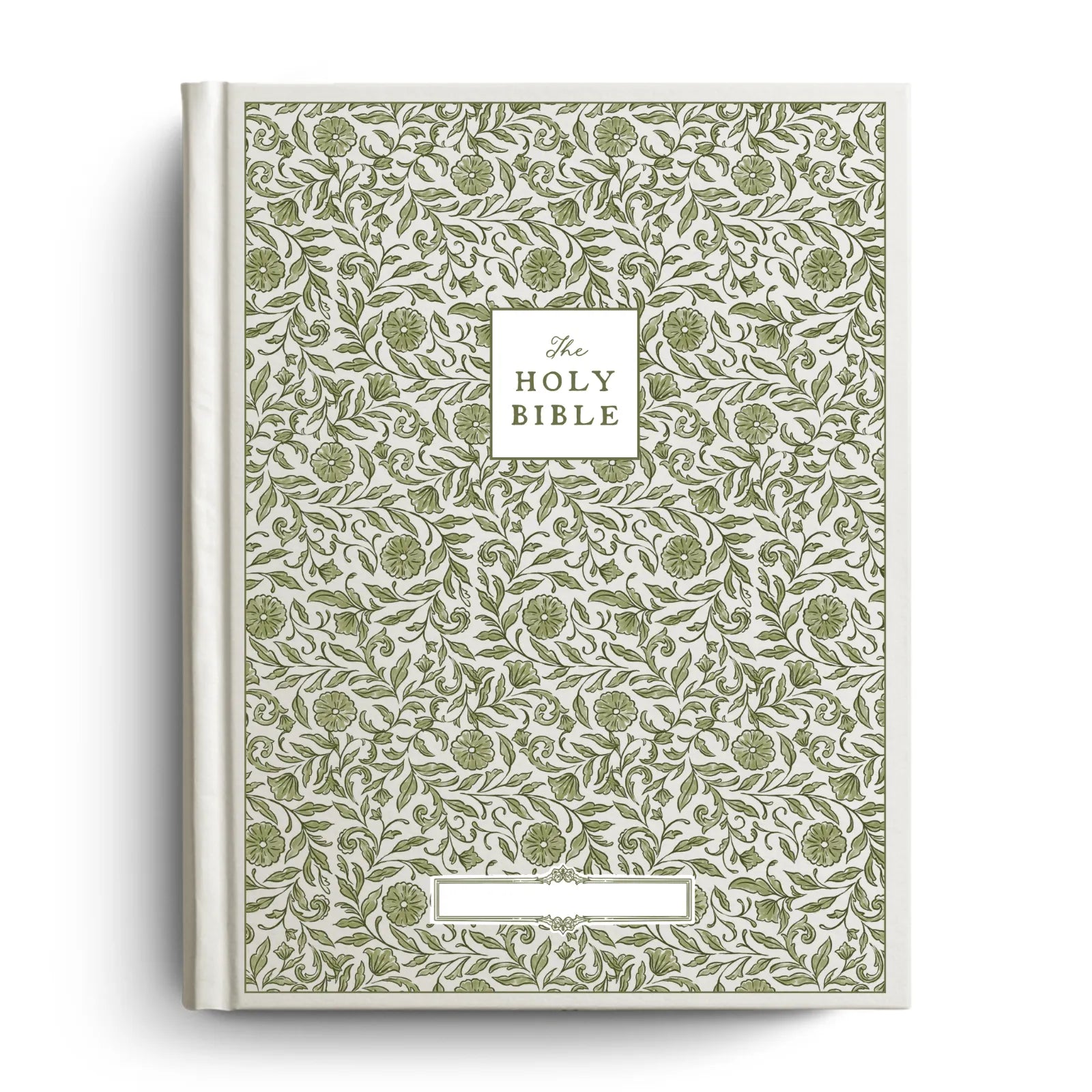 Selah Floral Notetaking Bible with Personalized Name Plate