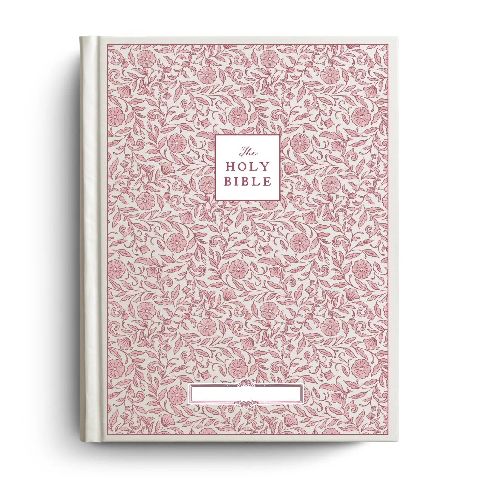 Selah Floral Notetaking Bible with Personalized Name Plate