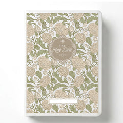 Custom Peony Meadow Notetaking Bible with Personalized Name Plate