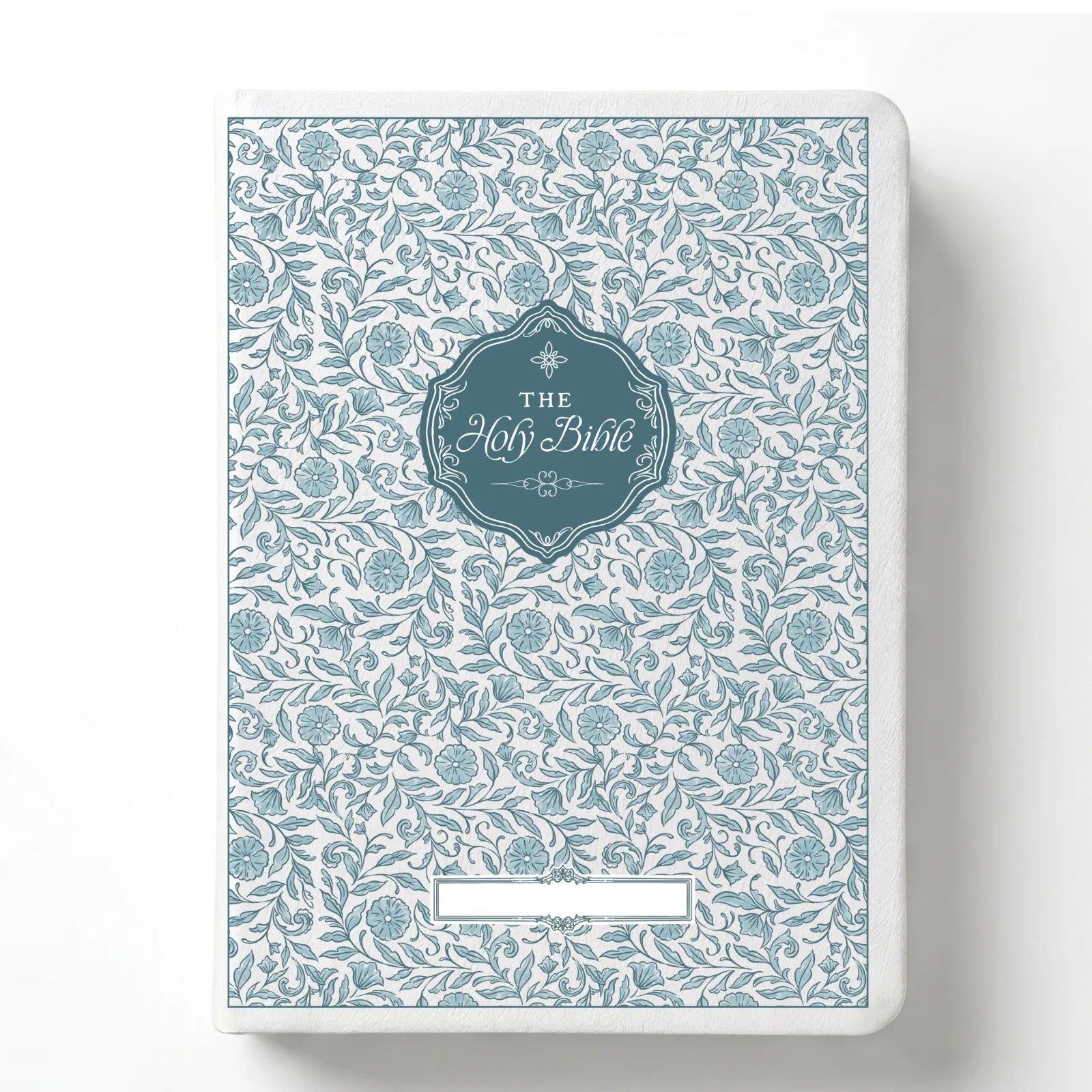 Selah Floral Notetaking Bible with Personalized Name Plate