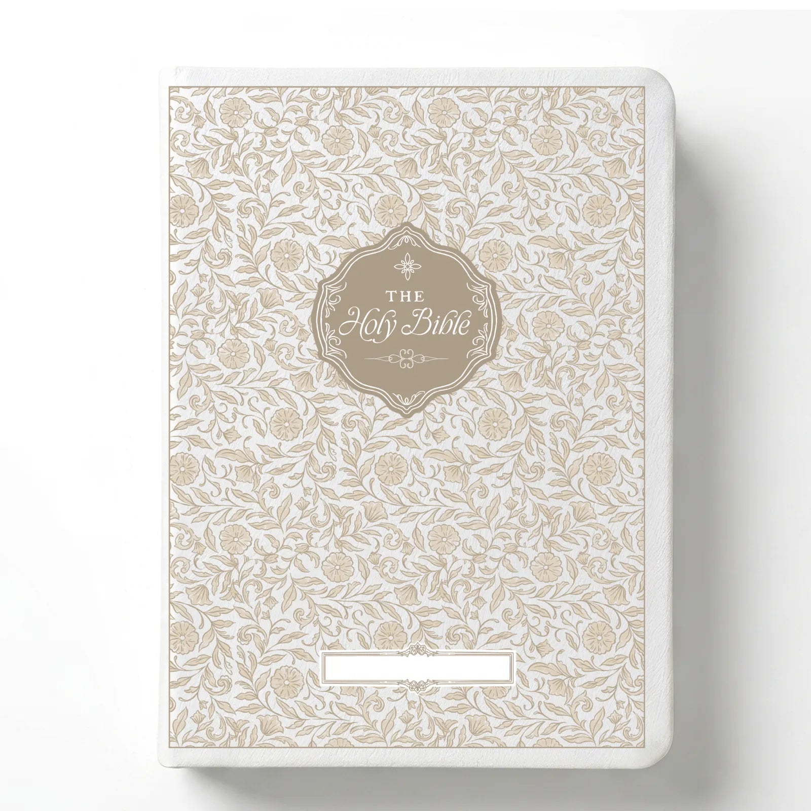 Selah Floral Notetaking Bible with Personalized Name Plate