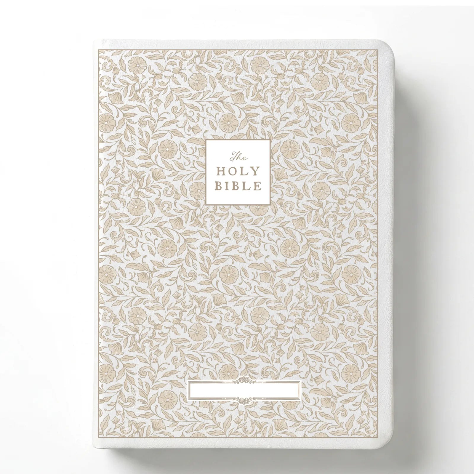Selah Floral Notetaking Bible with Personalized Name Plate