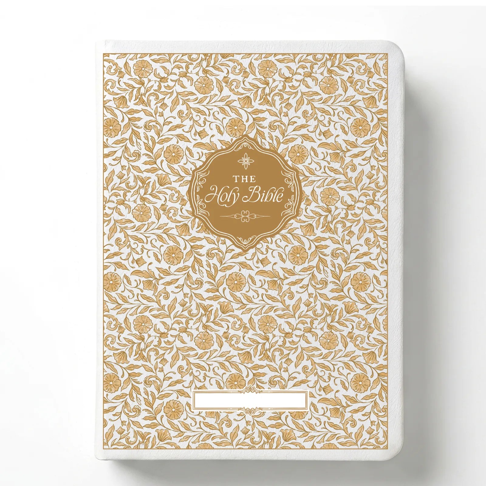 Selah Floral Notetaking Bible with Personalized Name Plate