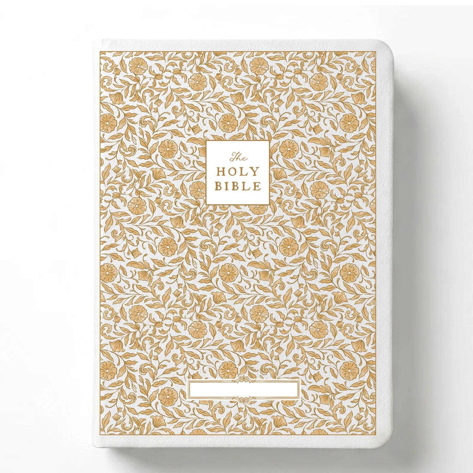 Selah Floral Notetaking Bible with Personalized Name Plate
