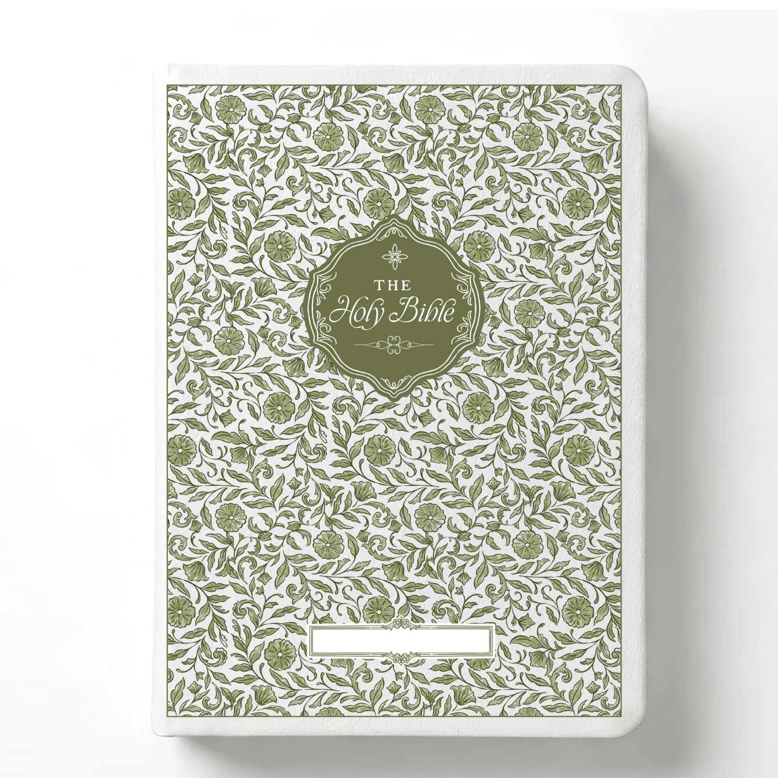 Selah Floral Notetaking Bible with Personalized Name Plate