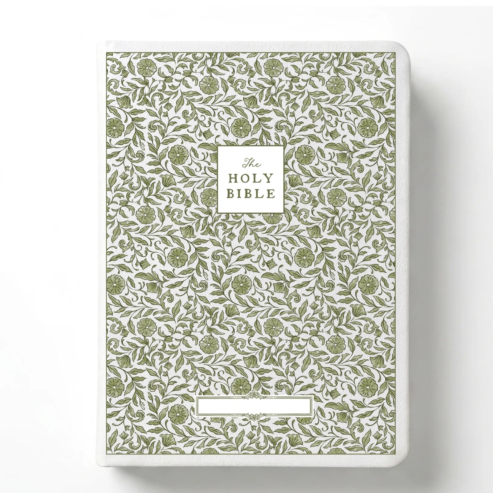 Selah Floral Notetaking Bible with Personalized Name Plate
