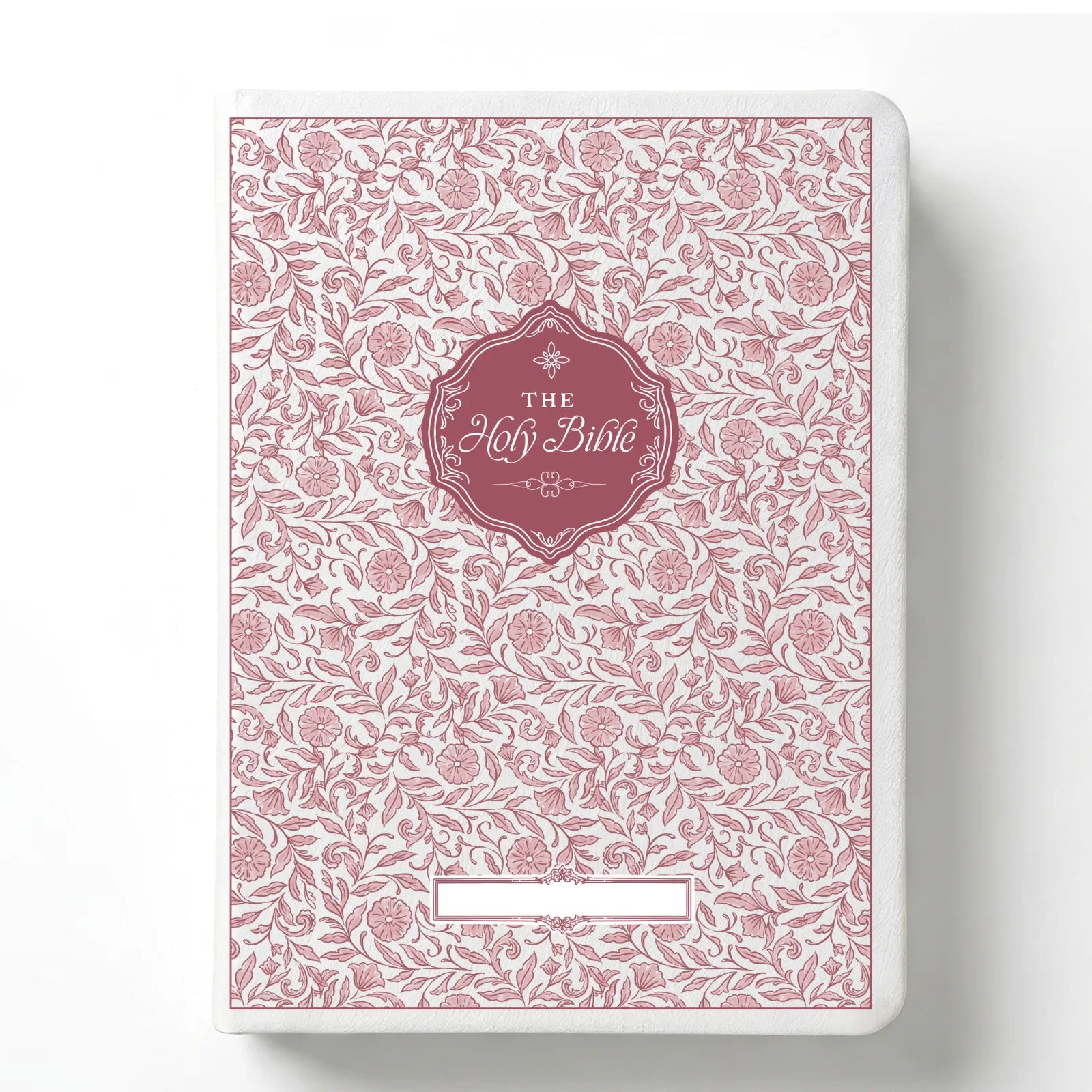 Selah Floral Notetaking Bible with Personalized Name Plate