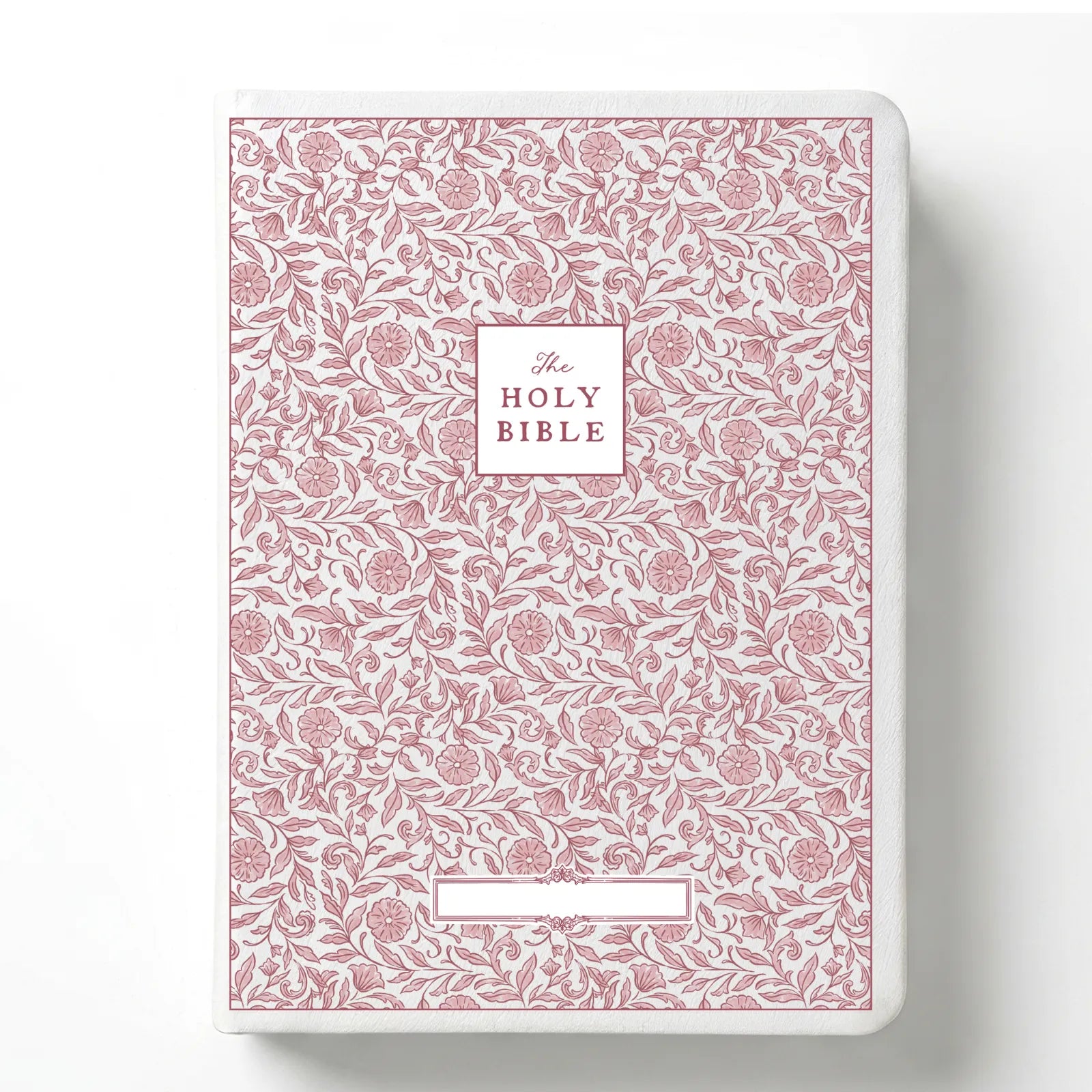 Selah Floral Notetaking Bible with Personalized Name Plate
