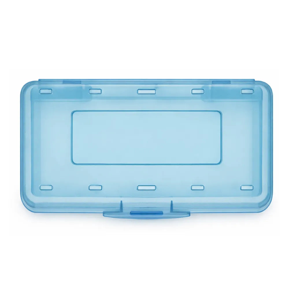 Mr. Pen Personalized Pencil Box - Custom Name, Blue or Pink Storage Case
