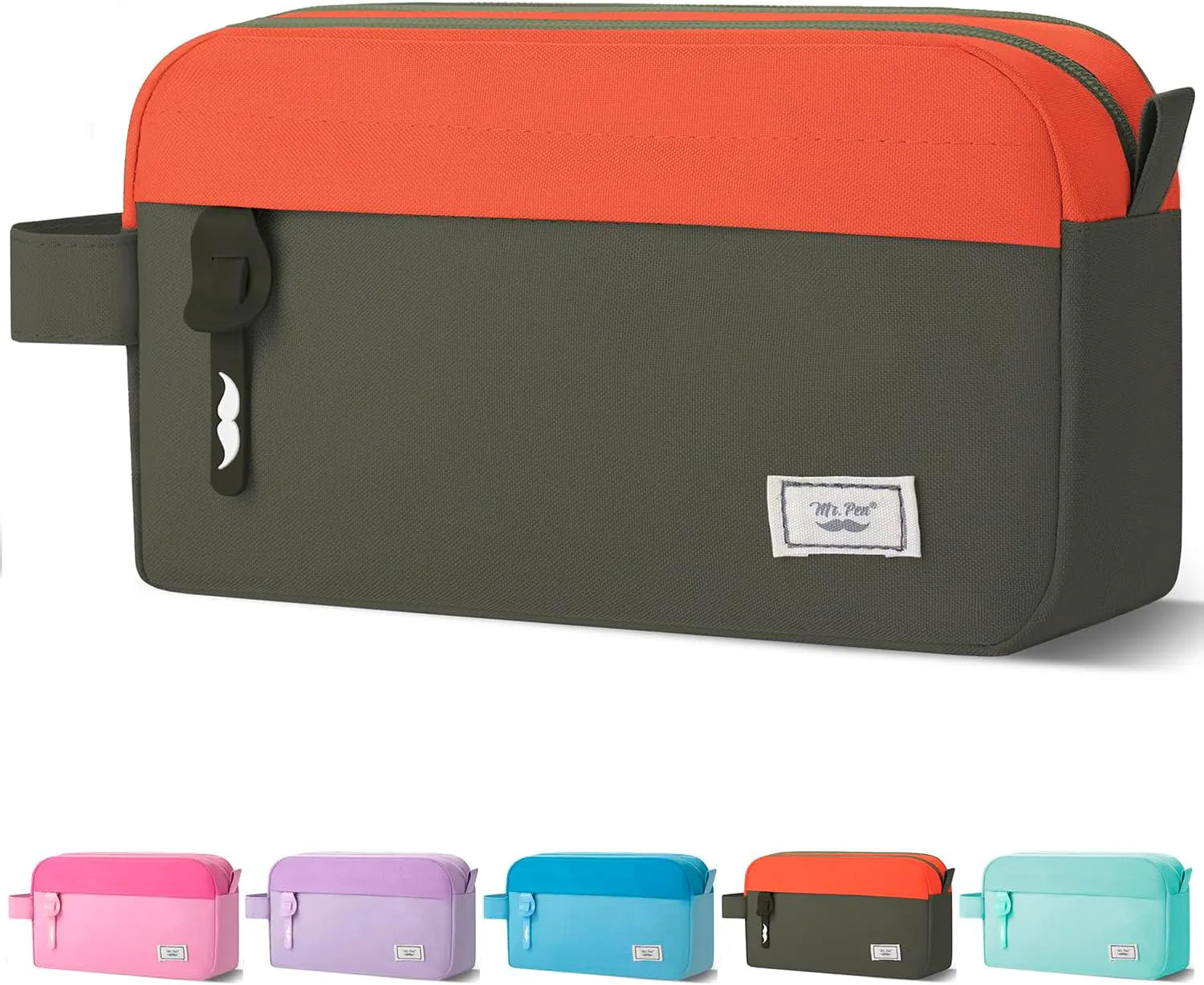 Large Capacity Pencil Case with 5 Color Options - Pencil Pouch, Pen Bag, School & College Supplies