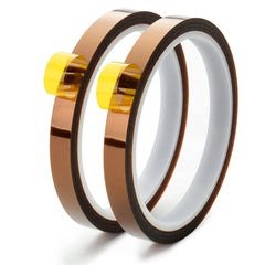 Heat Resistant Tape 10mm x 33m (2 Rolls) for Heat Press Sublimation