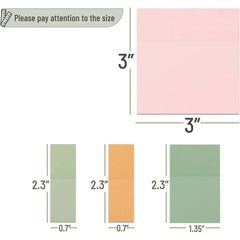 Pastel Transparent Sticky Notes Set (200 Sheets) with Fine-Tip Pen – Ideal for Bible Study, Planner Tabs & Book Annotations